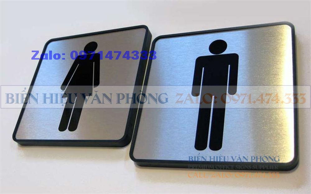 Biển phòng vệ sinh, Biển phòng WC, Bảng phòng Toilet, Bảng phòng Restroom