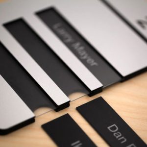 Biển chỉ dẫn phòng có thể thay đổi nội dung