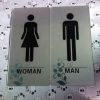 Mẫu biển phòng vệ sinh nam nữ, biển WC, Toilet signs 2017
