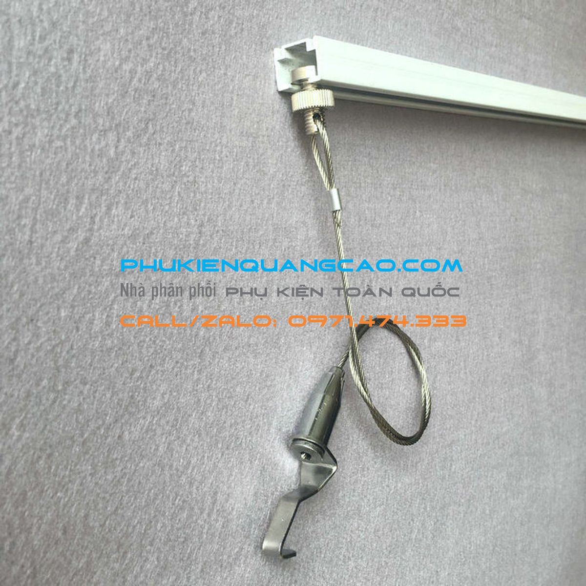 cáp treo inox - Biển hiệu văn phòng