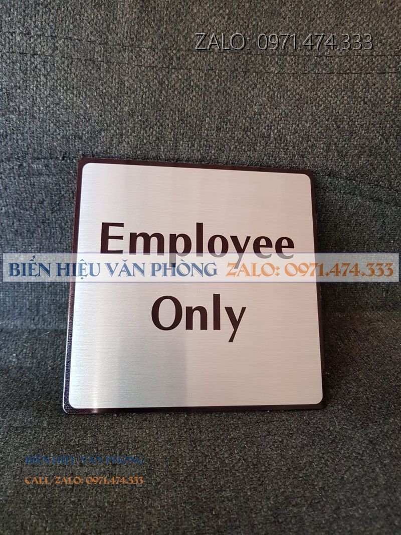 Biển khu vực nhân viên, Biển Staff Only, Bảng chỉ cho nhân viên