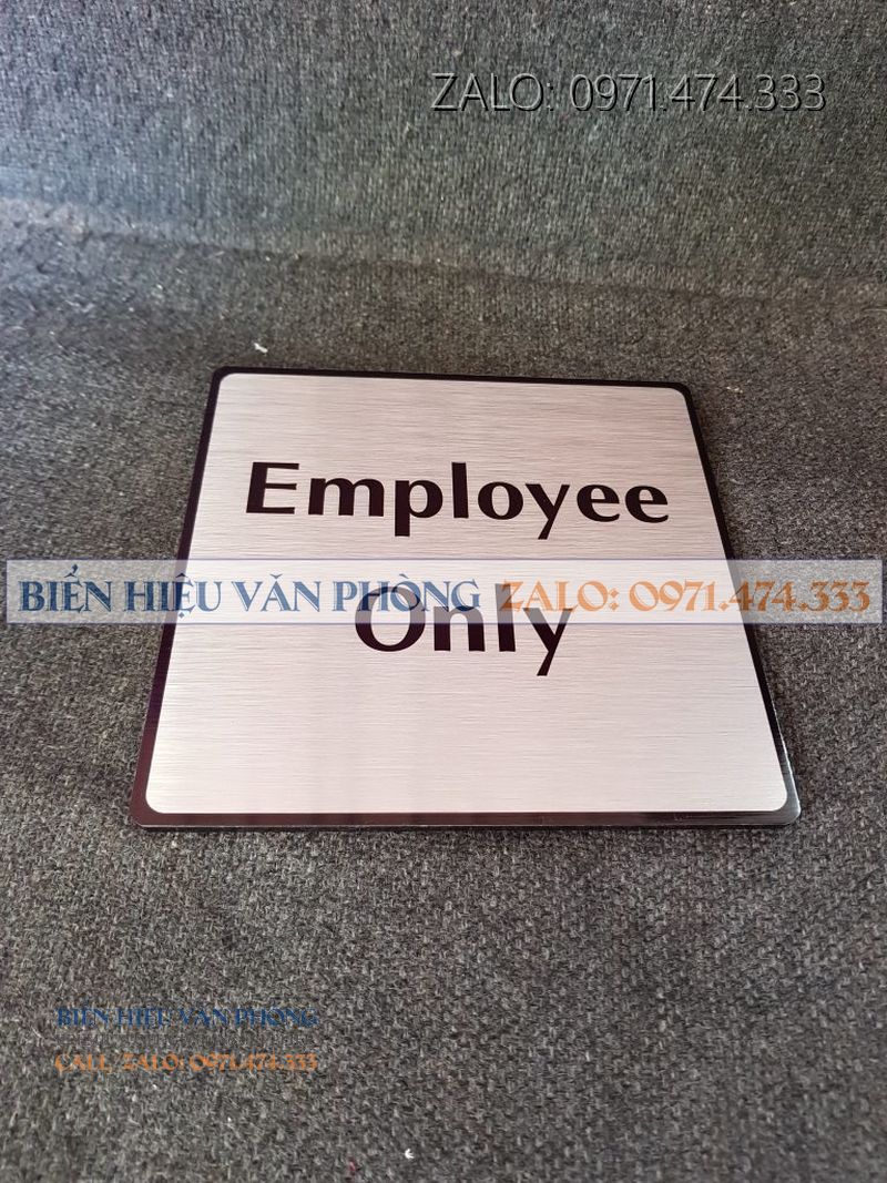 Biển khu vực nhân viên, Biển Staff Only, Bảng chỉ cho nhân viên
