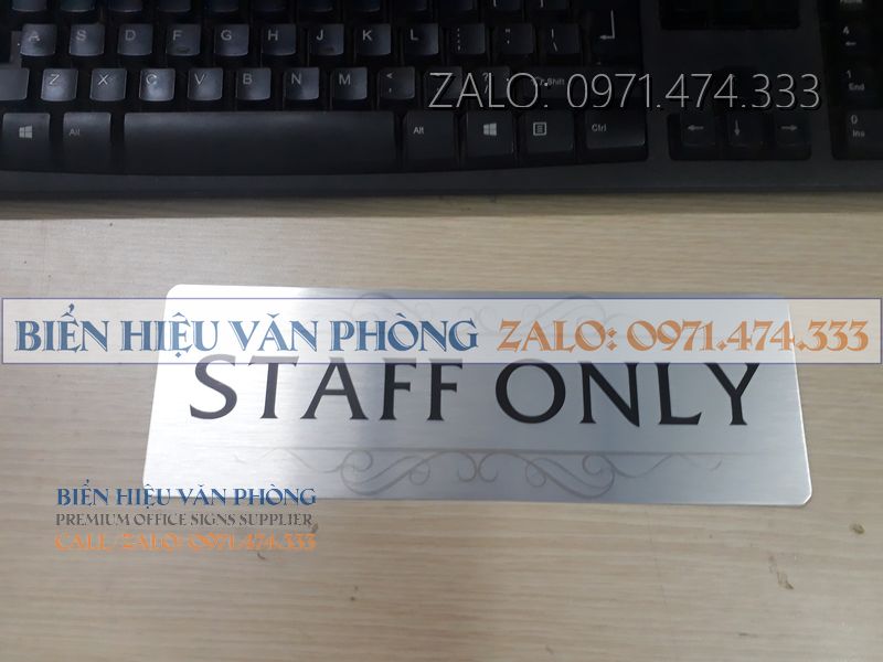 Biển khu vực nhân viên, Biển Staff Only, Bảng chỉ cho nhân viên