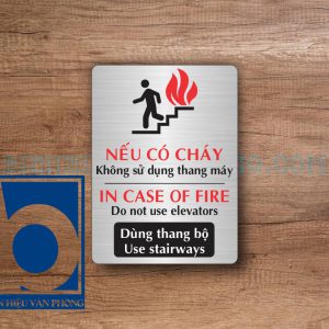 Biển hướng dẫn, cảnh báo hỏa hoạn trong văn phòng