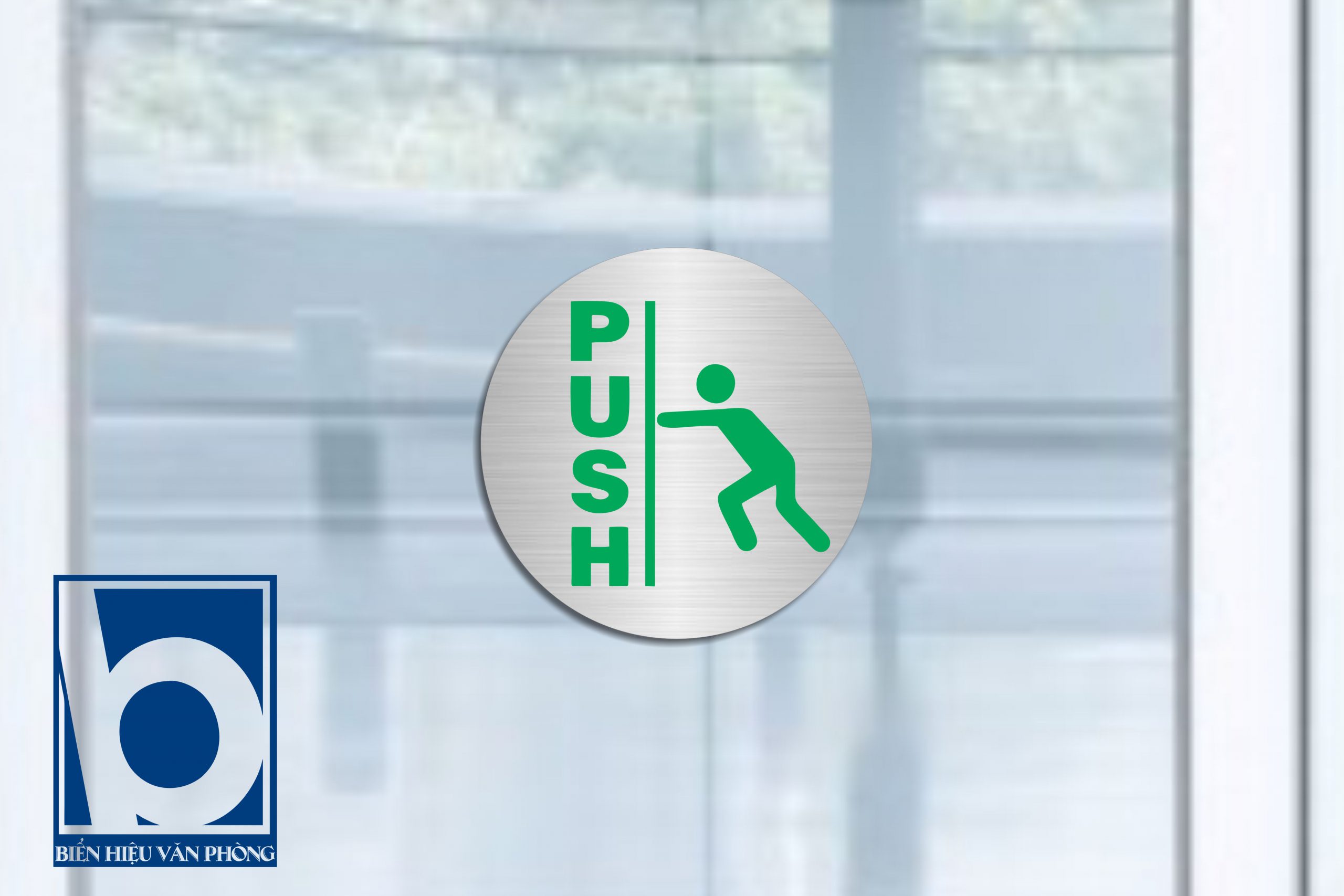 Biển Push & Pull gắn cửa