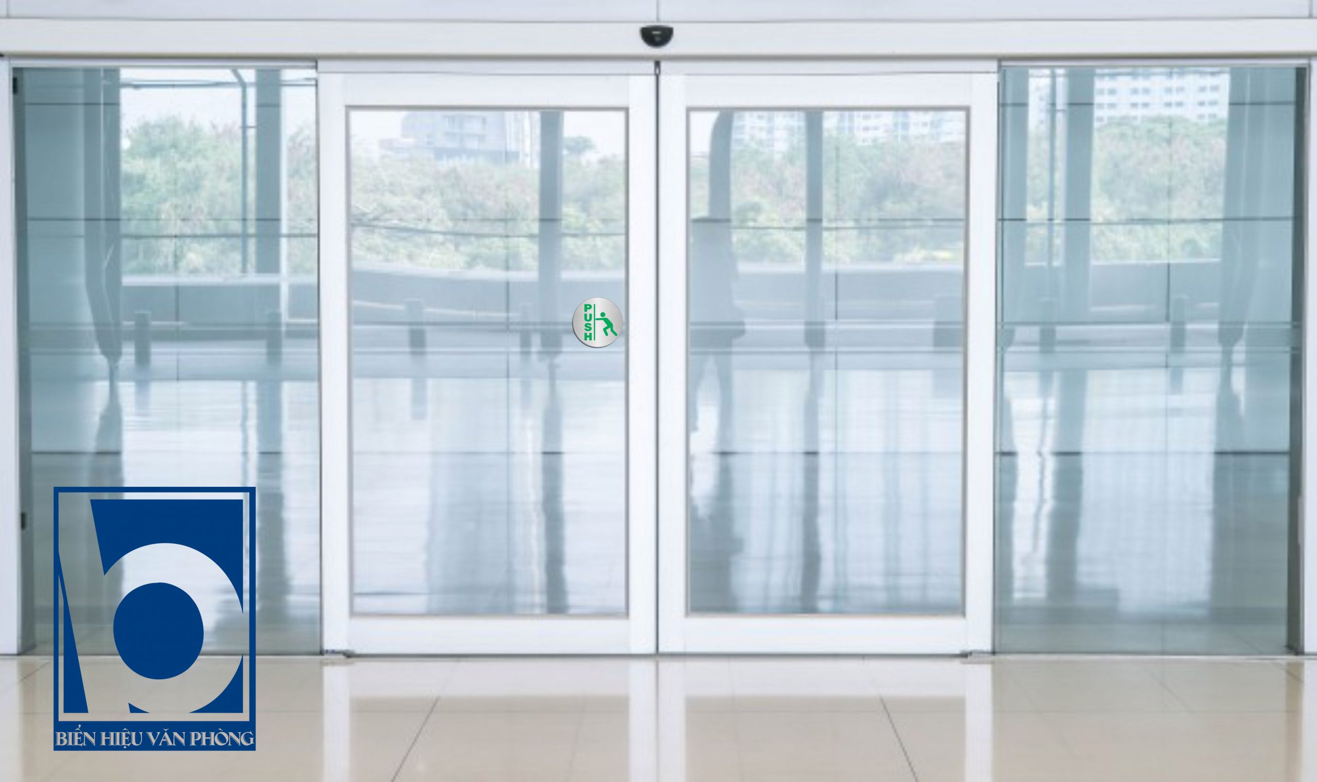 Biển Push & Pull gắn cửa