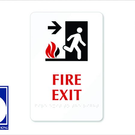 Biển lối thoát hiểm, bảng chỉ dẫn khi có cháy, bảng cảnh báo khi cháy