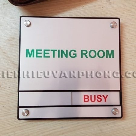 Bảng phòng họp kéo đẩy, Biển phòng họp hình vuông