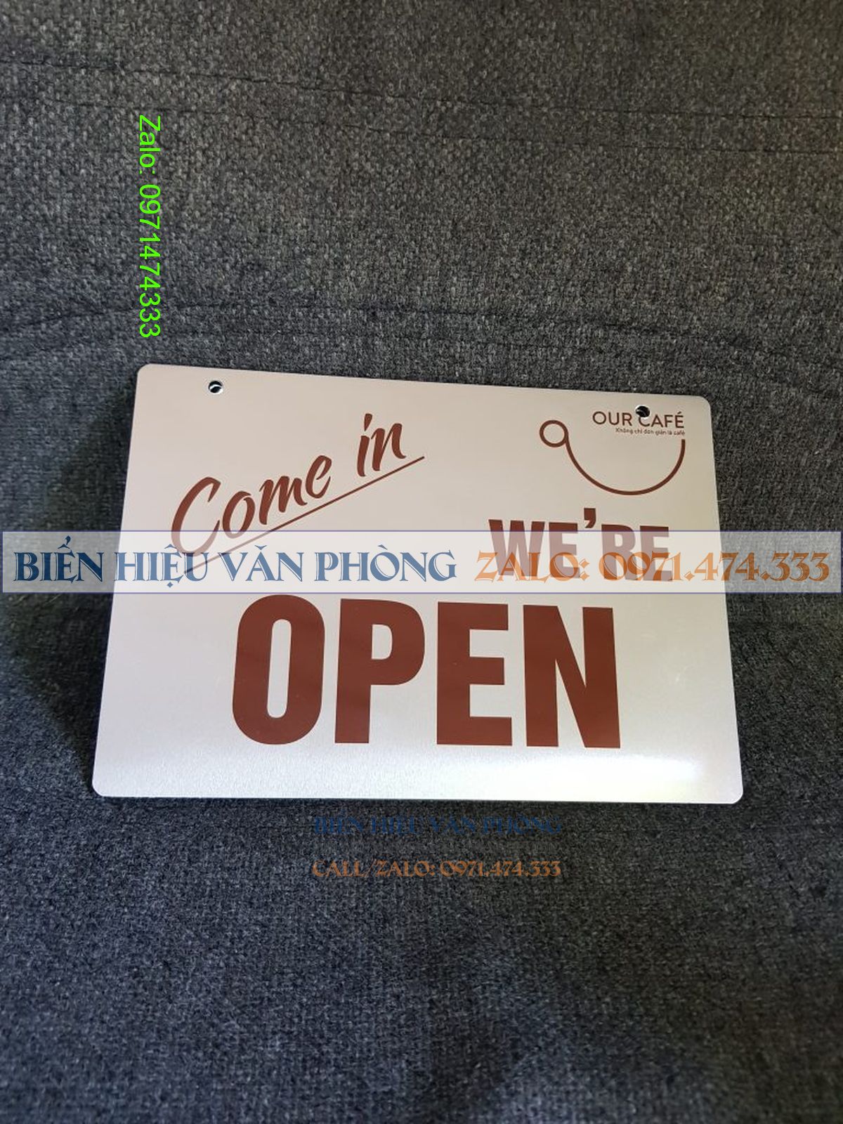 Bảng giờ đóng mở cửa, Bảng Open Close, Biển treo đóng mở cửa