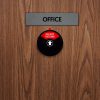 Nút trạng thái riêng tư hai trạng thái cho văn phòng hoặc gia đình hình tròn 10 cm