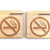 Bảng Cấm hút thuốc gỗ, Biển No Smoking gỗ