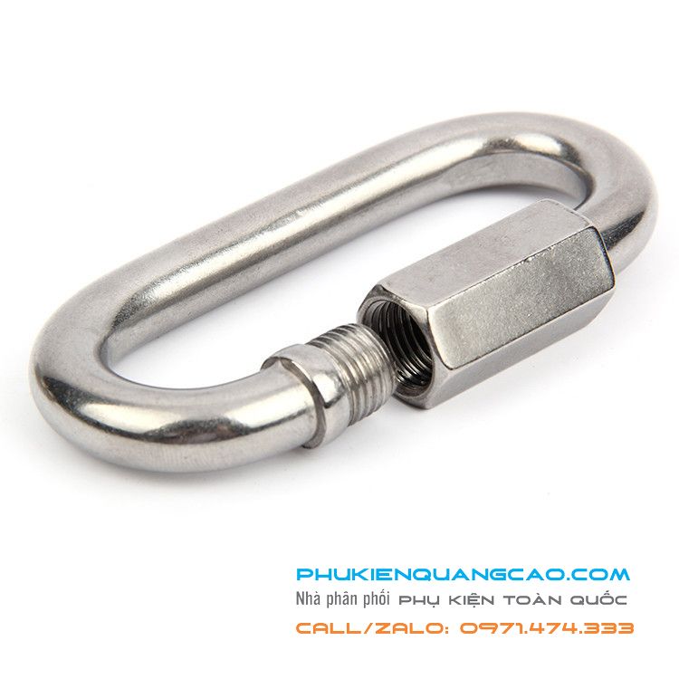 Móc khóa nhanh inox 304, móc xích móc treo đa năng - Biển hiệu văn phòng