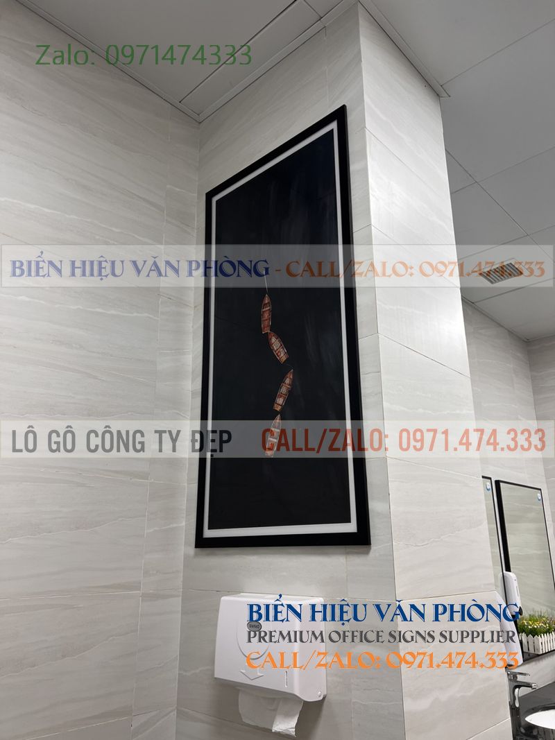 Tranh mica trang trí, tranh mica phòng trà, tranh mica phòng vệ sinh, tranh mica in uv