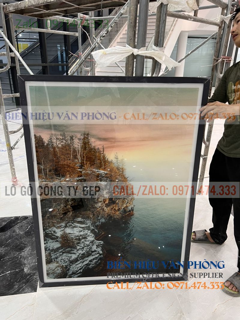 Tranh mica trang trí, tranh mica phòng trà, tranh mica phòng vệ sinh, tranh mica in uv