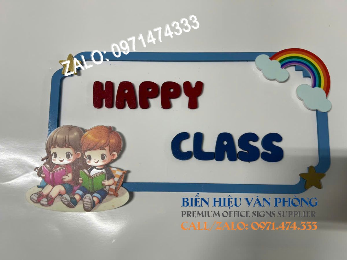 Biển tên lớp mầm non, Biển tên lớp mẫu giáo, Biển tên lớp tiểu học, Biển tên lớp nhà trẻ