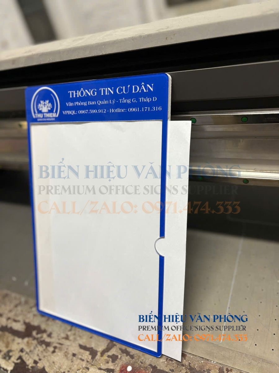 Bảng thông tin cư dân, Biển chèn thông tin, Bảng cư dân thay đổi, bảng cư dân tòa nhà